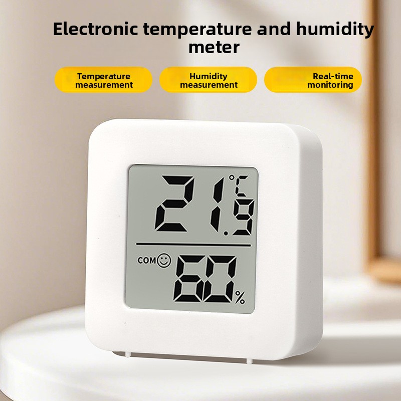 Thermometer Digital - スマートデジタル温湿度計。室内の温度と湿度を測定し、赤ちゃんの部屋や爬虫類、ペットの飼育に最適。