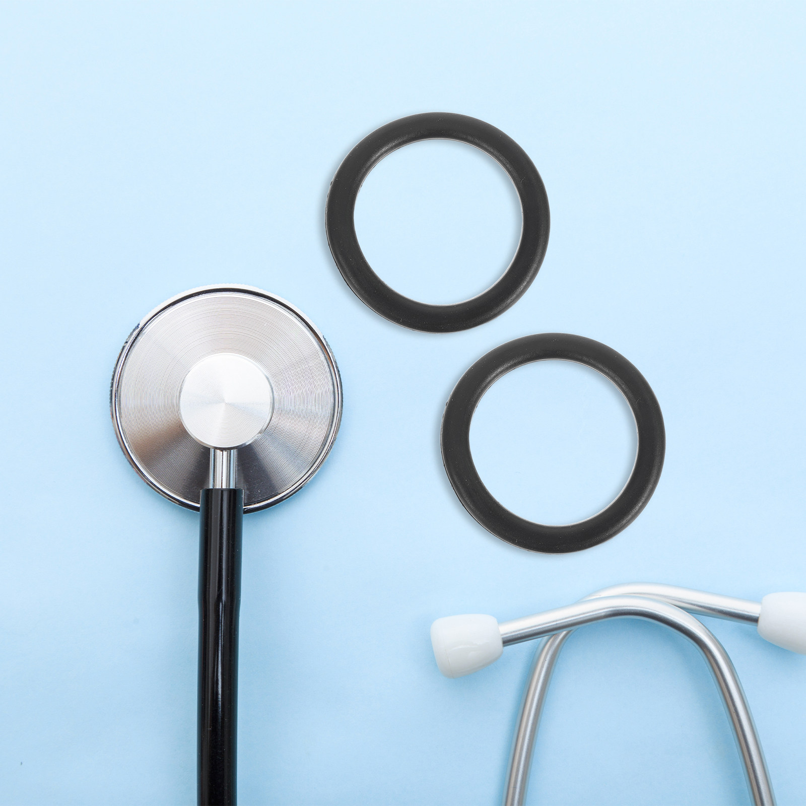 聴診器用振動板固定リング10個入り。冷感防止リング、浮動振動 - Stethoscope のレビューと価格
