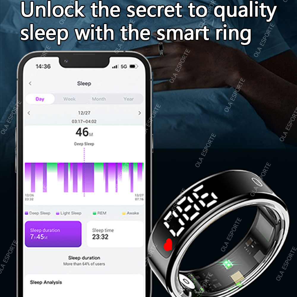 2026年新型スマートリングディスプレイ画面ジェスチャーブラ - Blood Pressure Monitor のレビューと価格