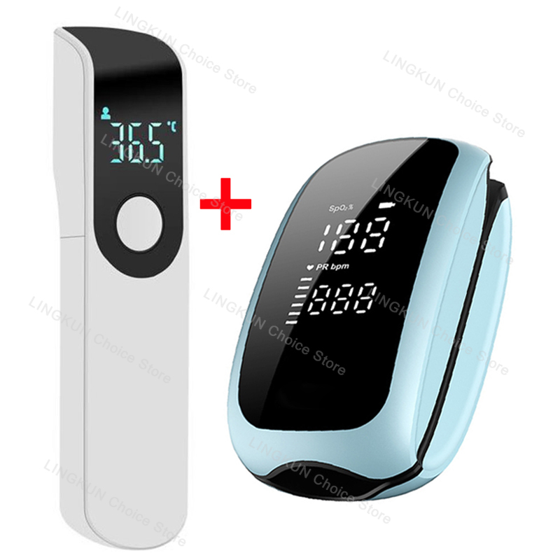 充電式酸素濃度計赤外線発熱温度計デジタル LCD 幼児大人非 - Pulse Oximeter のレビューと価格