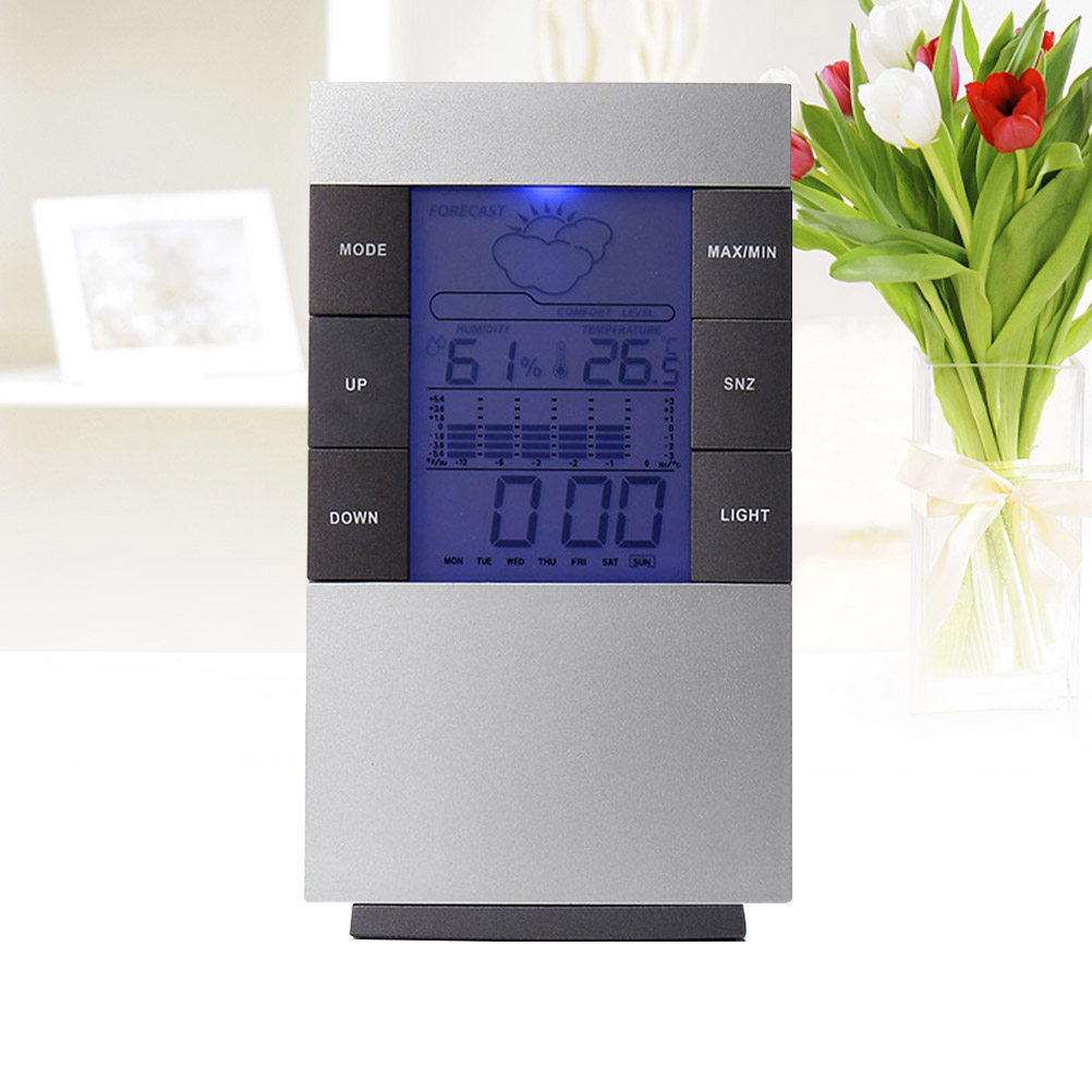 1個入り。室内温度・湿度を表示し、時刻と日付を表示する、壁掛 - Thermometer Digital のレビューと価格