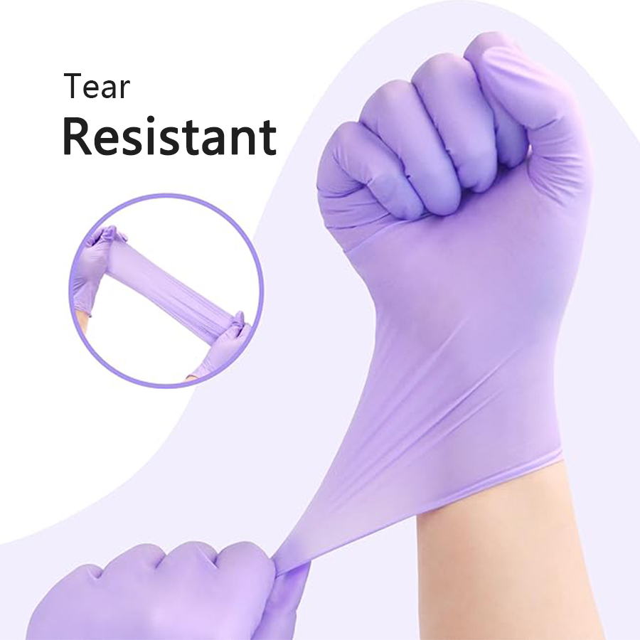 20-300 個ニトリル試験手袋使い捨てパープルライラック手 - Medical Gloves のレビューと価格